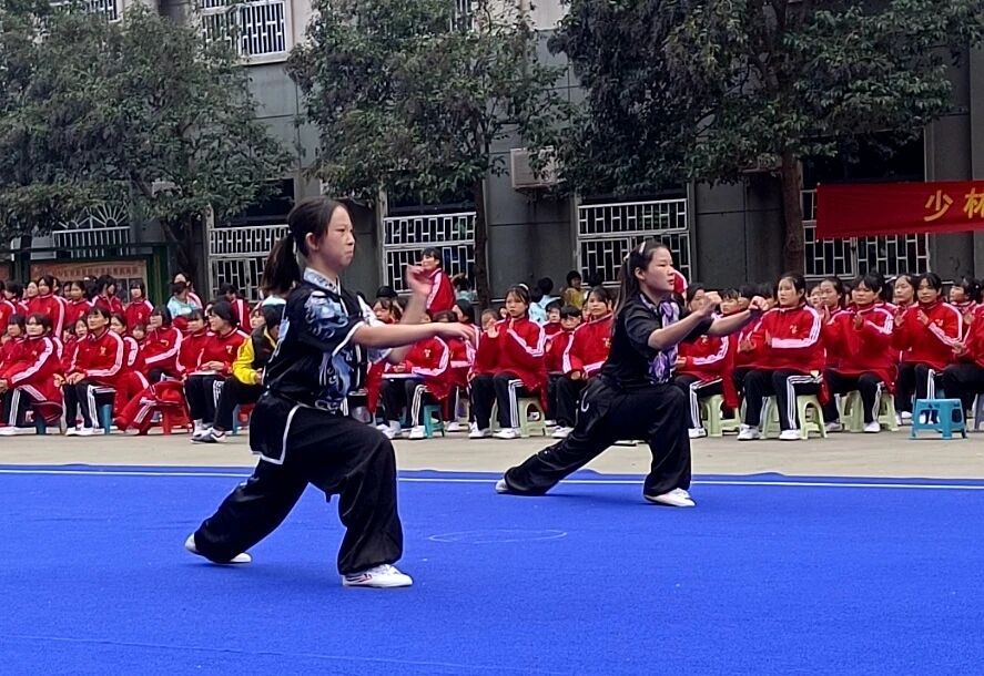 少林小龙武校第77届运动会校园小记者采访报道