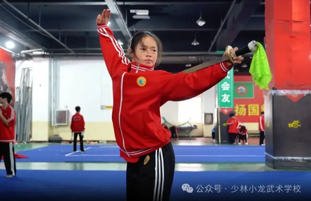 少林小龙武校竞训套路代表队钱彬彬同学7年苦练，汗水铸就高光时刻