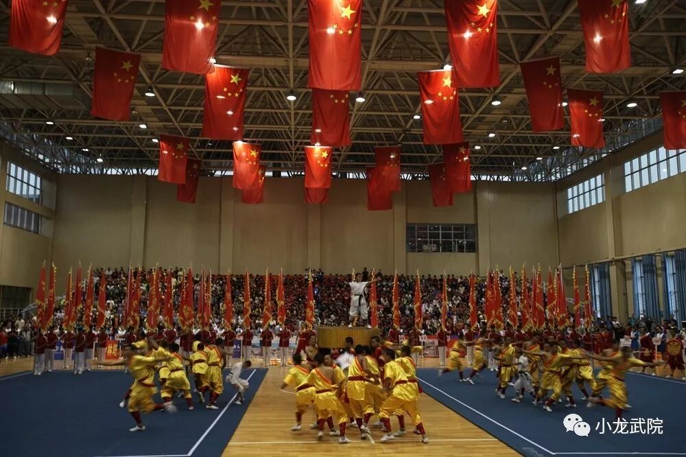 “体彩杯”2017全国少林武术比赛开幕，小龙武院功夫表演震撼精彩