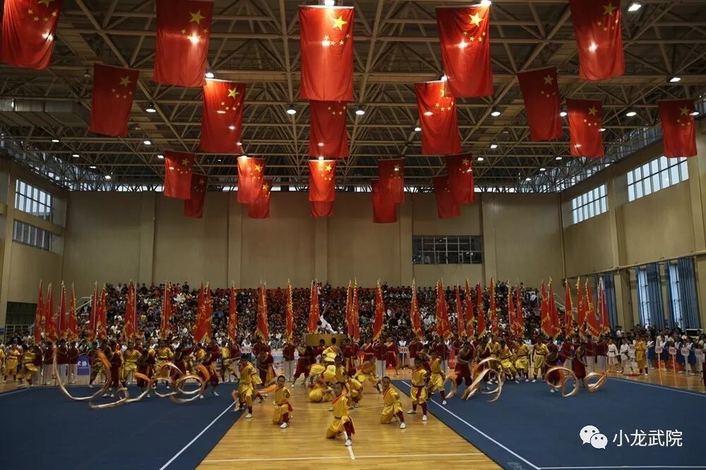“体彩杯”2017全国少林武术比赛开幕，小龙武院功夫表演震撼精彩