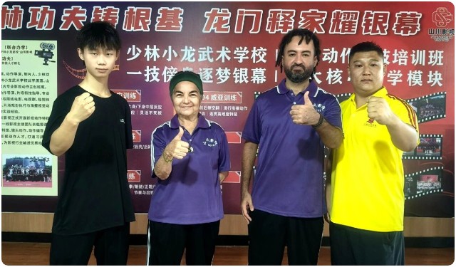 河南少林小龙武校厄瓜多尔母子研学太极 以武为桥联通中外文化