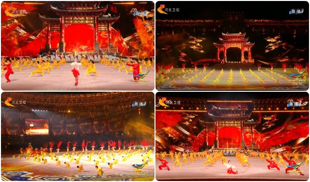 嵩山少林小龙武校学子精彩亮相河北省第十七届运动会开幕式