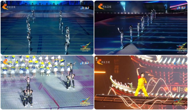 嵩山少林小龙武校学子精彩亮相河北省第十七届运动会开幕式