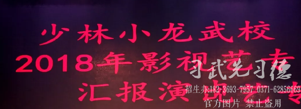 河南少林小龙武校2018年影视艺专汇报演出